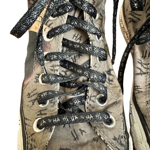 Converse DC Comics The Joker Chuck Taylor High Top Sneakers Unisex Men 7 Women 9 - Picture 6 of 10